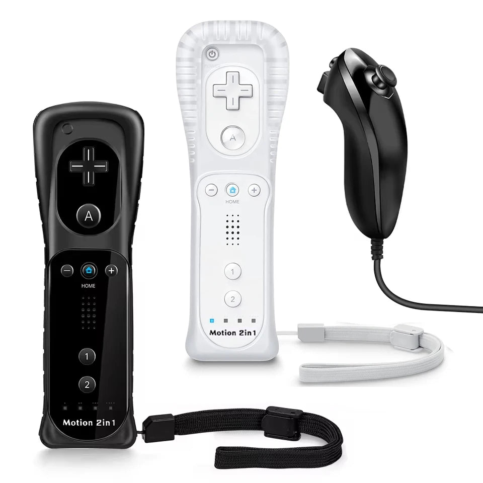 2 in 1 Wireless Controller For NS Wii Gamepad Set Motion Plus Remote Controller Joypad for NS Wii Games Control Accessories
