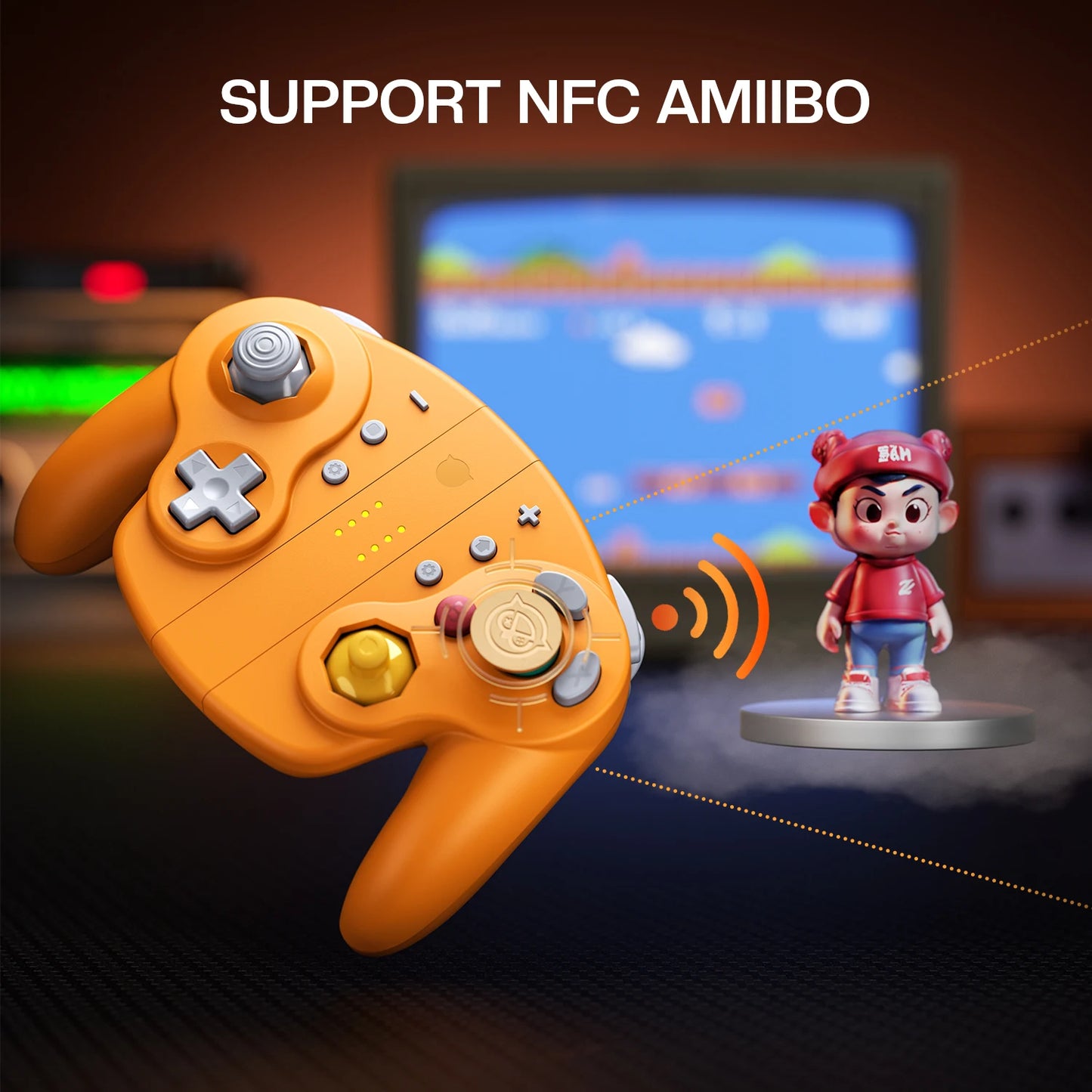 NYXI Wizard 2 Game Controller NGC Style Switch PC, Hall, NFC, 5.0 Bluetooth, 8-hour Playtime