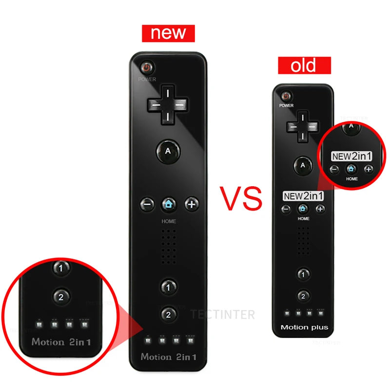 2 in 1 Wireless Controller For NS Wii Gamepad Set Motion Plus Remote Controller Joypad for NS Wii Games Control Accessories