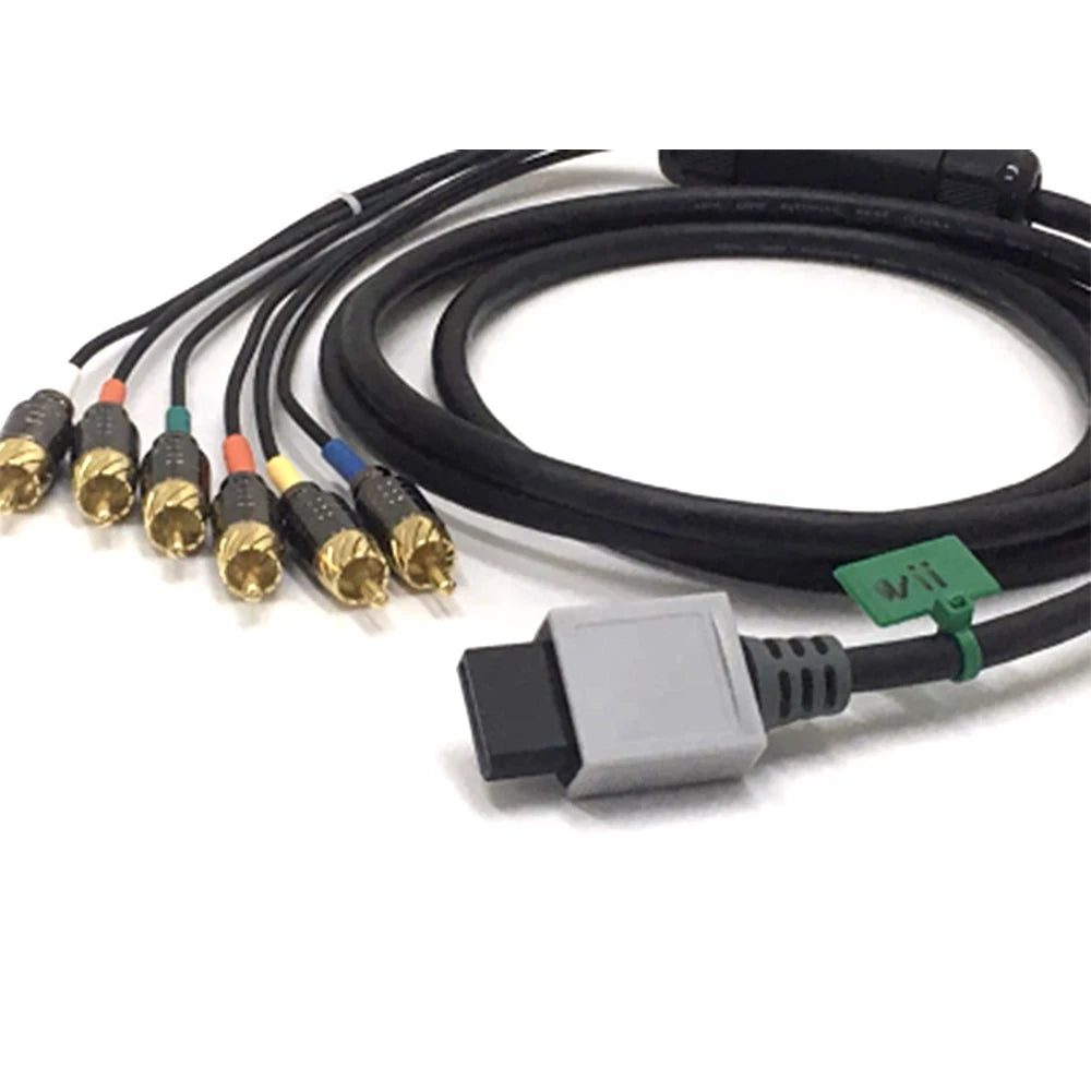 Wii RGBS PAL RCA Cable Shielded Cable Retro Video Game Console Video Conversion Cable