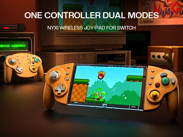 NYXI Wizard 2 Game Controller NGC Style Switch PC, Hall, NFC, 5.0 Bluetooth, 8-hour Playtime