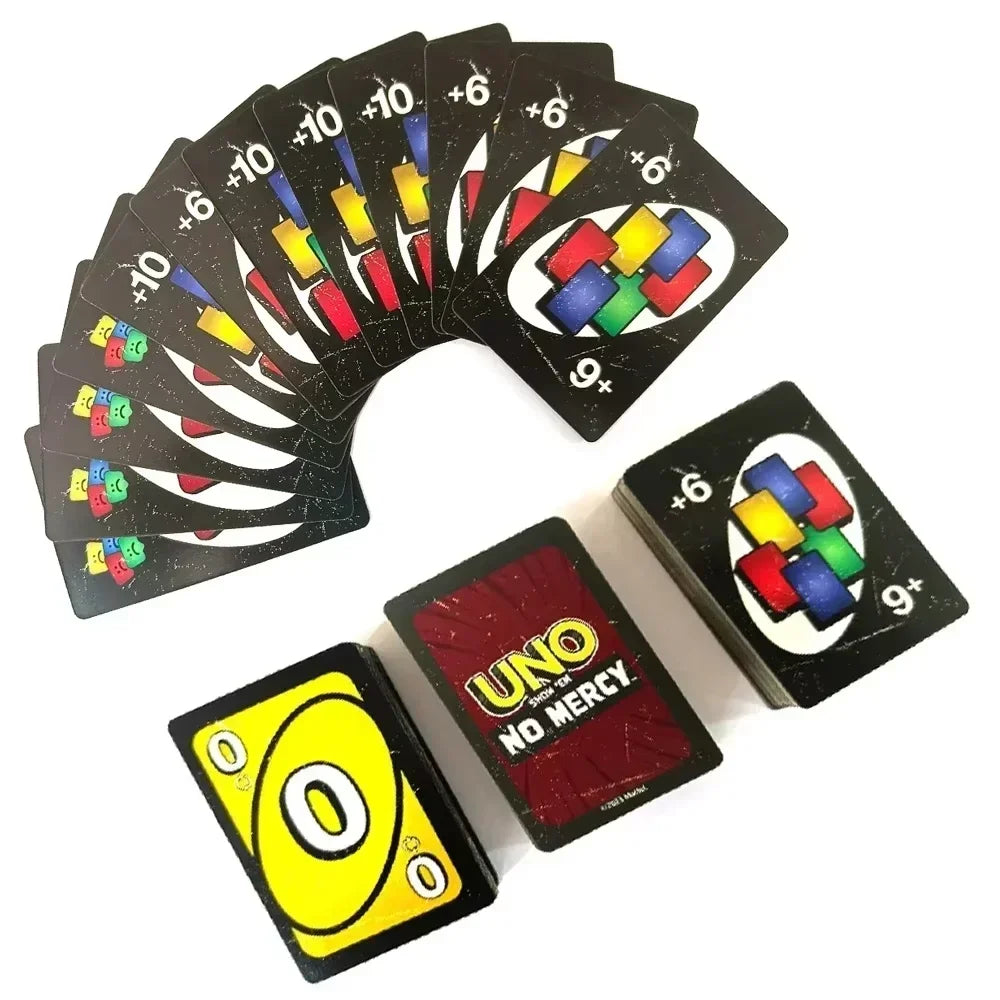 HOT Uno No mercy Game Board Games2025 UNO Cards Table Family Party Entertainment UNO Games Card Toys Children Birthday Christmas