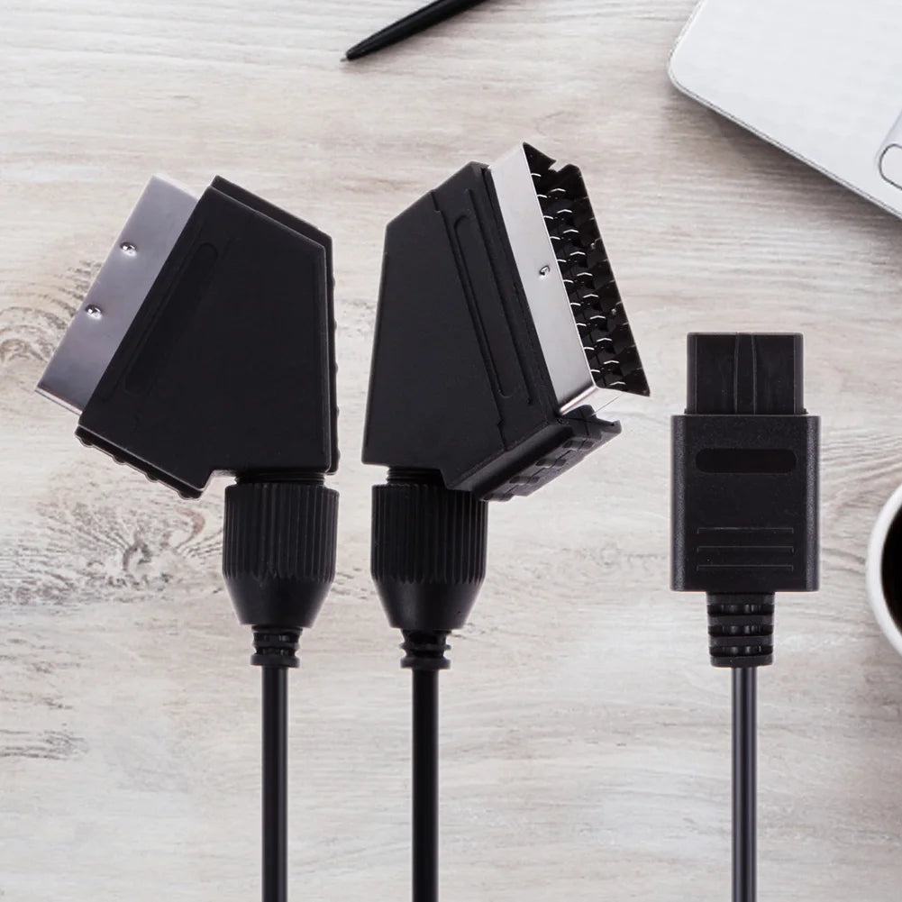 SNES Gamecube and N64 Console A/V TV Video Scart RGB Cable