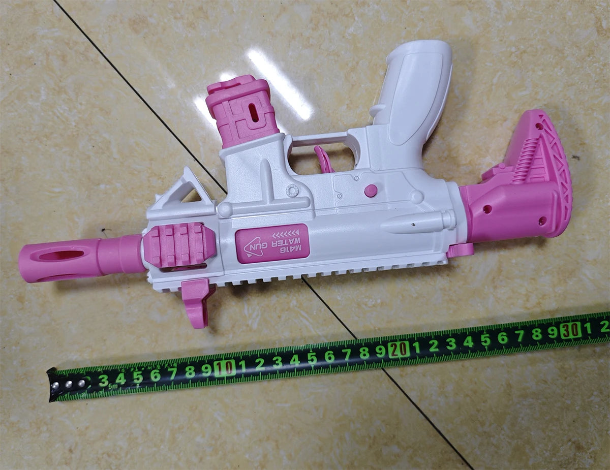 M416 Water Gun Electric Pistol Shooting Toy Full Automatic Summer Shoot Beach Outdoor Fun Toy For Children Boys Girl Adults Gift