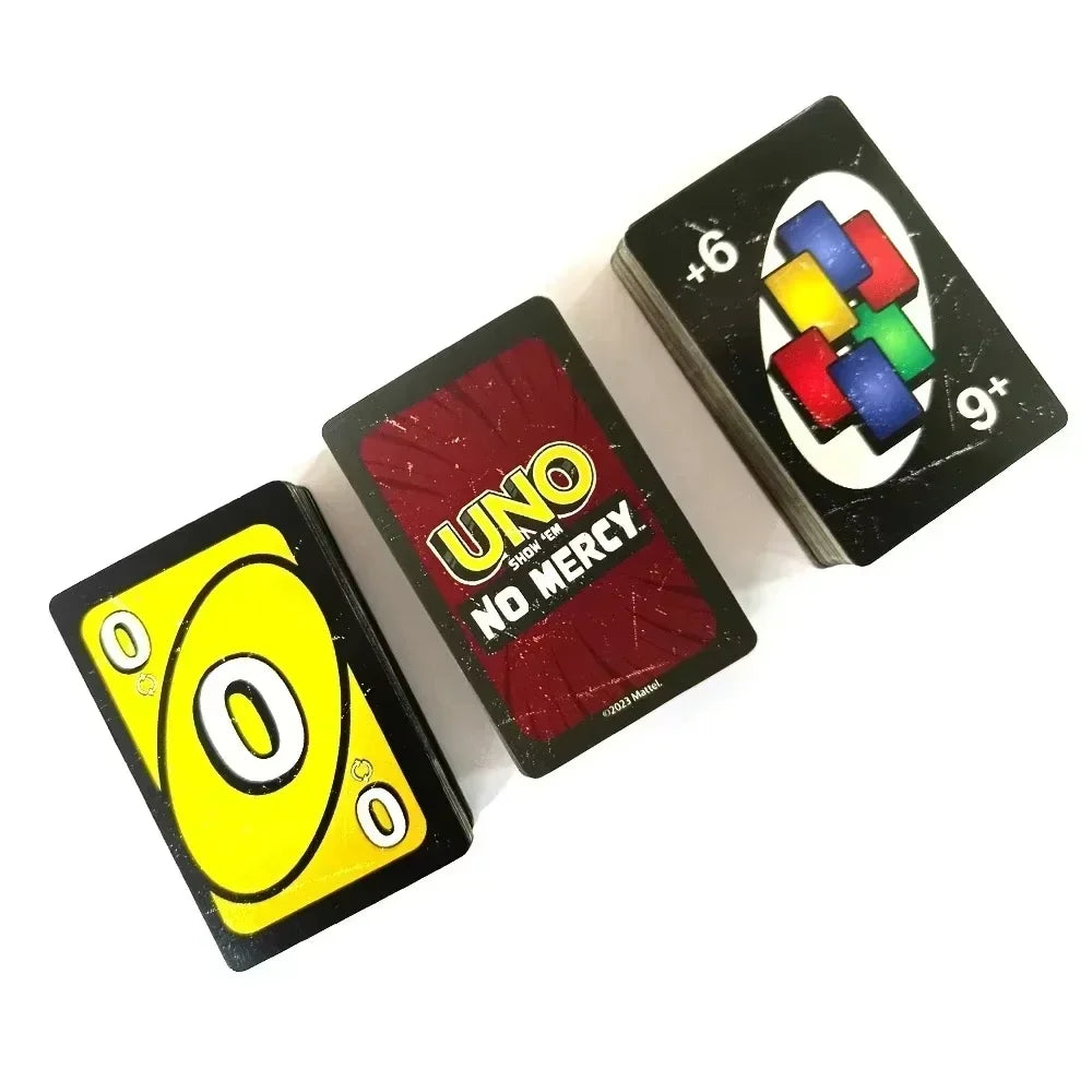 HOT Uno No mercy Game Board Games2025 UNO Cards Table Family Party Entertainment UNO Games Card Toys Children Birthday Christmas
