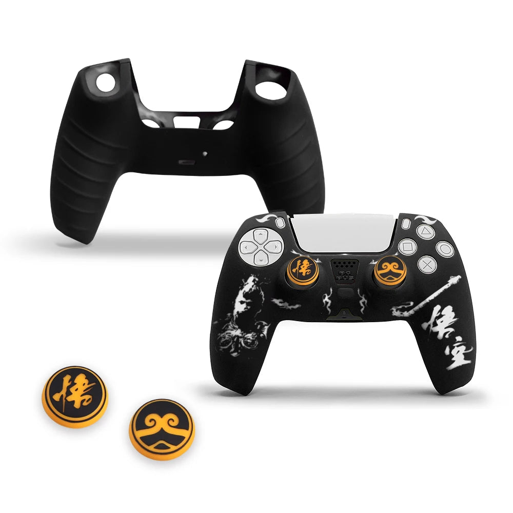PS5 controller skin anti slip silicone sleeve protective sleeve handle sleeve dustproof, suitable for PS5 Playstation