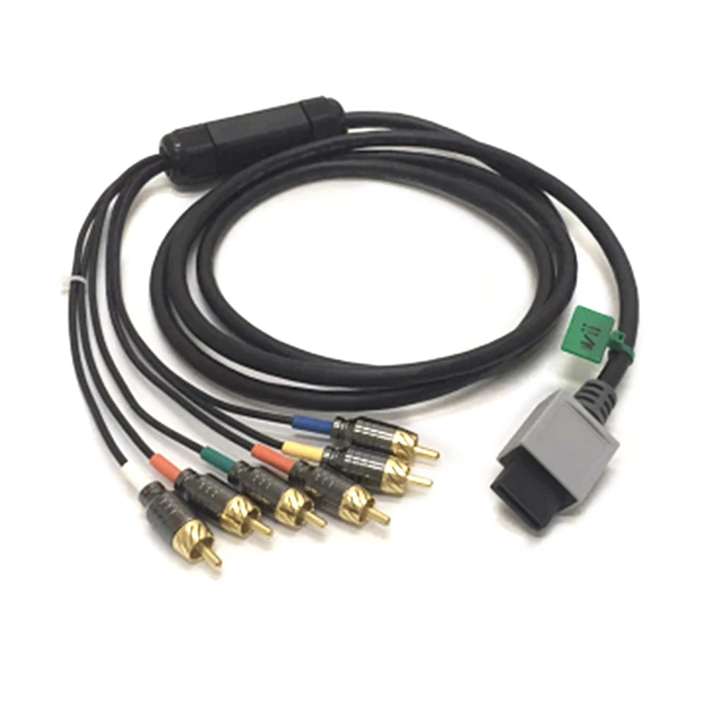 Wii RGBS PAL RCA Cable Shielded Cable Retro Video Game Console Video Conversion Cable