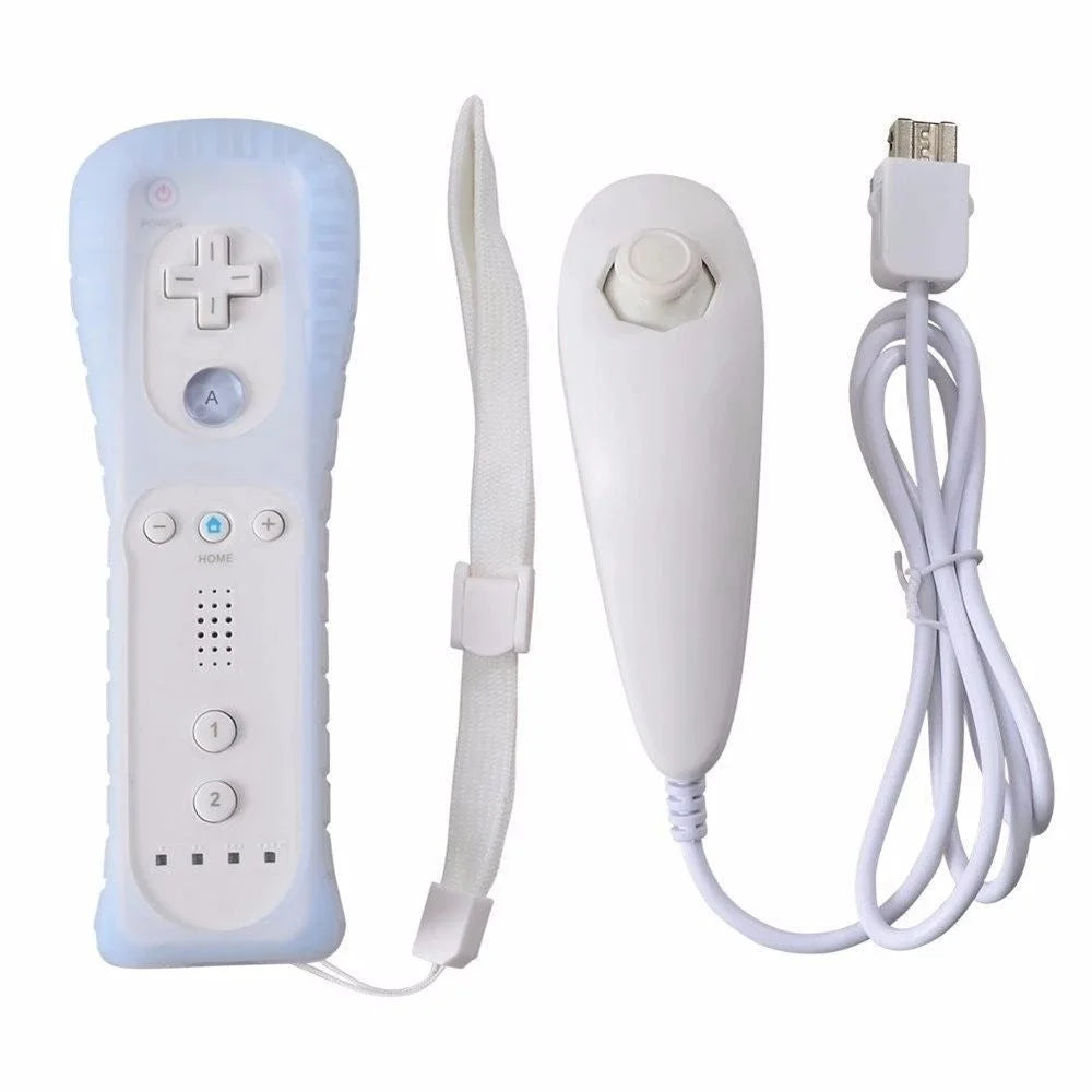 Wireless Gamepad for Wii Remote Controller With Nunchukes Control for Wii Controller Motion Plus Joystick