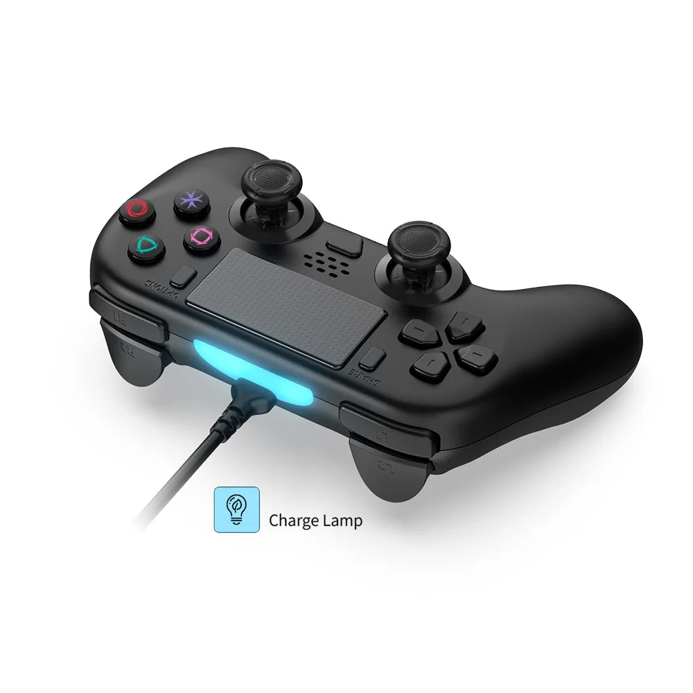 TP5-35136 Optical Digital 3M Wired Gamepad for PS5 Slim Game Controller Joystick with Continuous Programming Back Key