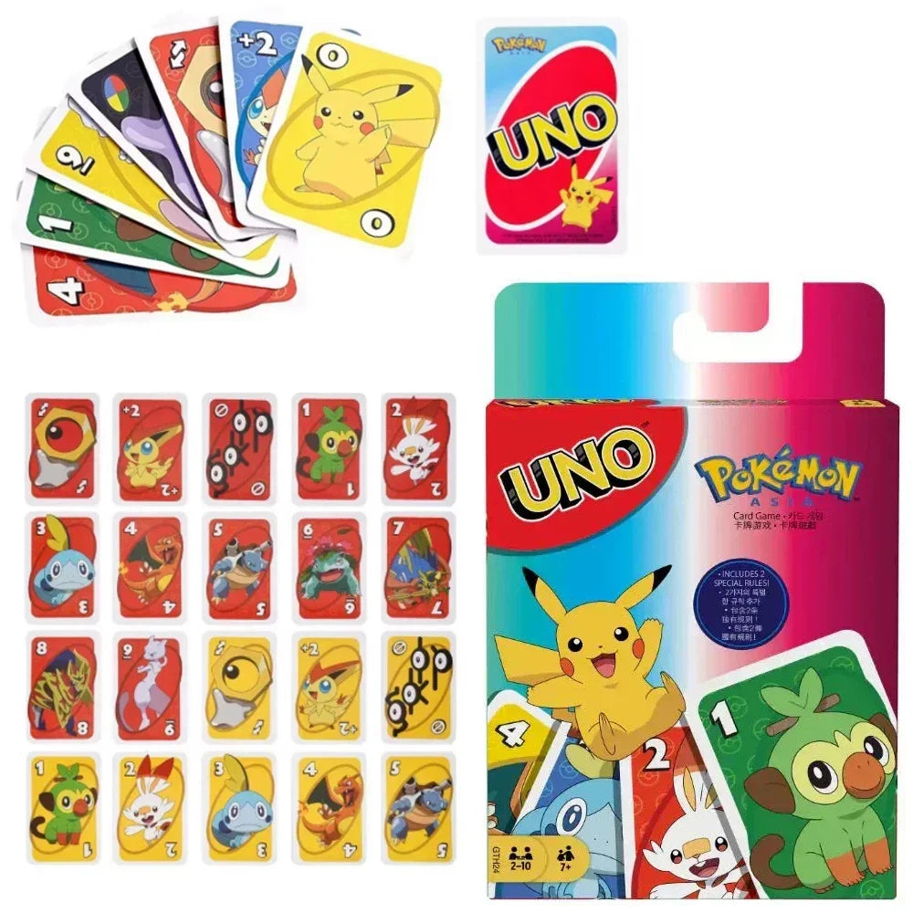 UNO Card Minecraft Solitaire Multiplayer Entertainment Card Game Super Fun Parent-Child Interaction Puzzle Poker