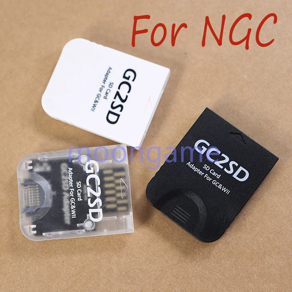 1pc For Wii GC2SD GC To SD Card Adapter Memory TF Card Adapter SD Card Reader For NGC Game Console