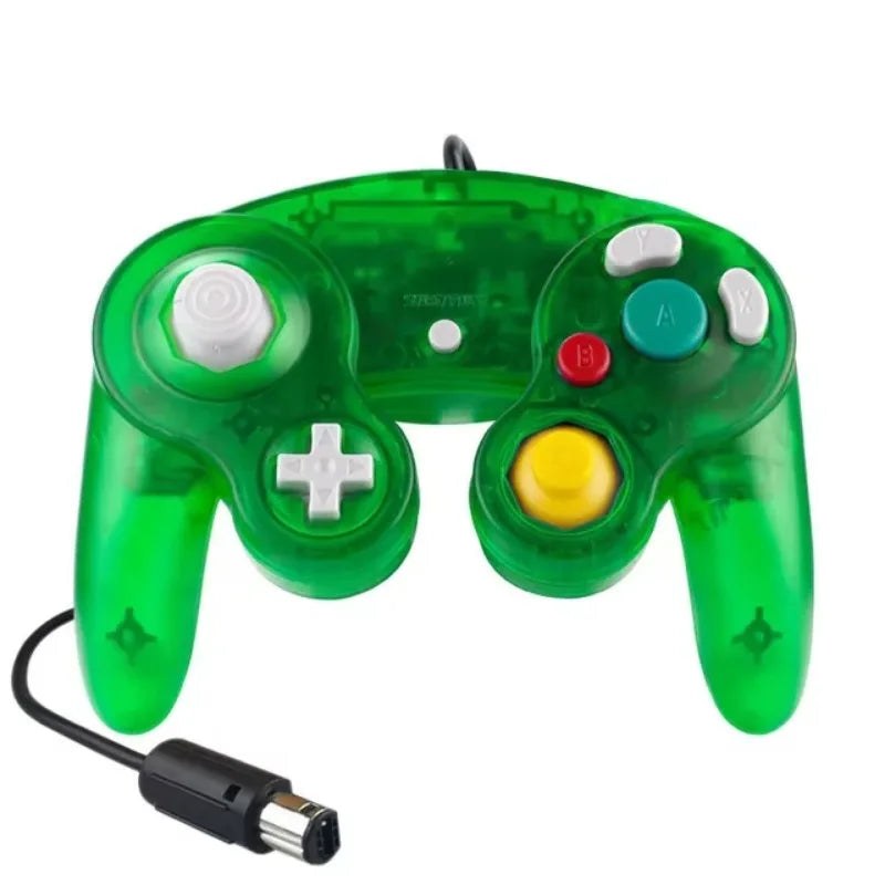 Wired Game Controller for GameCube NGC Single Button Wired Gamepad Joystick for NGC Game Console