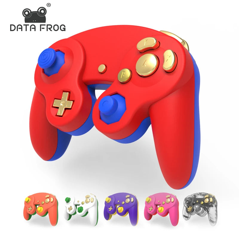DATA FROG Custom GameCube Controller for Smash Shell Buttons Housing Gamepad Replacement Parts for NGC Joystick