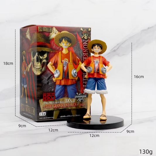 Action Figure Monkey D. Luffy One Piece Film Red DXF