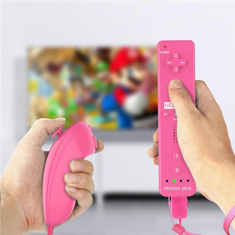 Wireless Remote Controller For Wii Nunchuck with Motion Plus Wireless Gamepad For  Wii Console Joystick Joypad