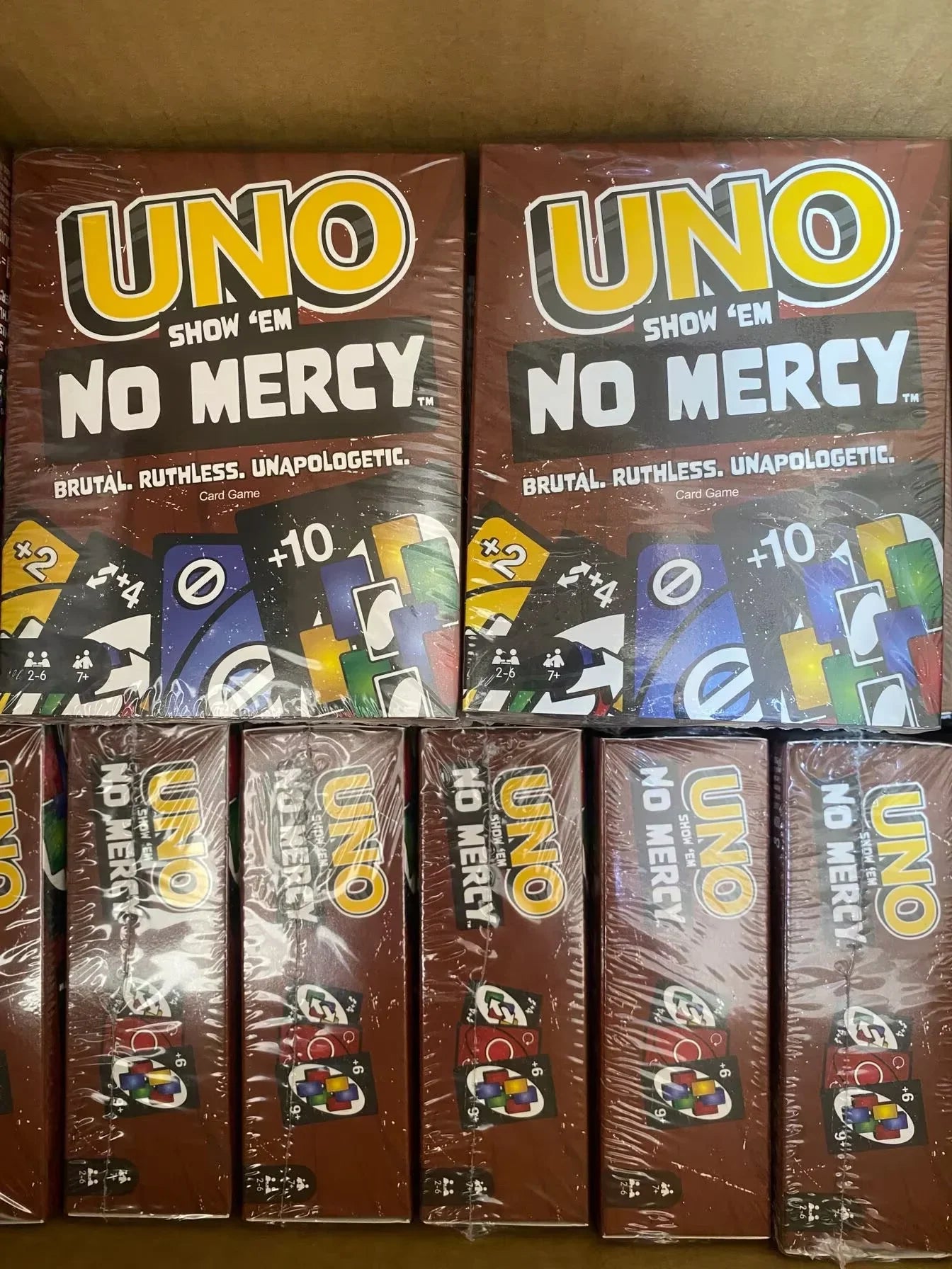 HOT Uno No mercy Game Board Games2025 UNO Cards Table Family Party Entertainment UNO Games Card Toys Children Birthday Christmas