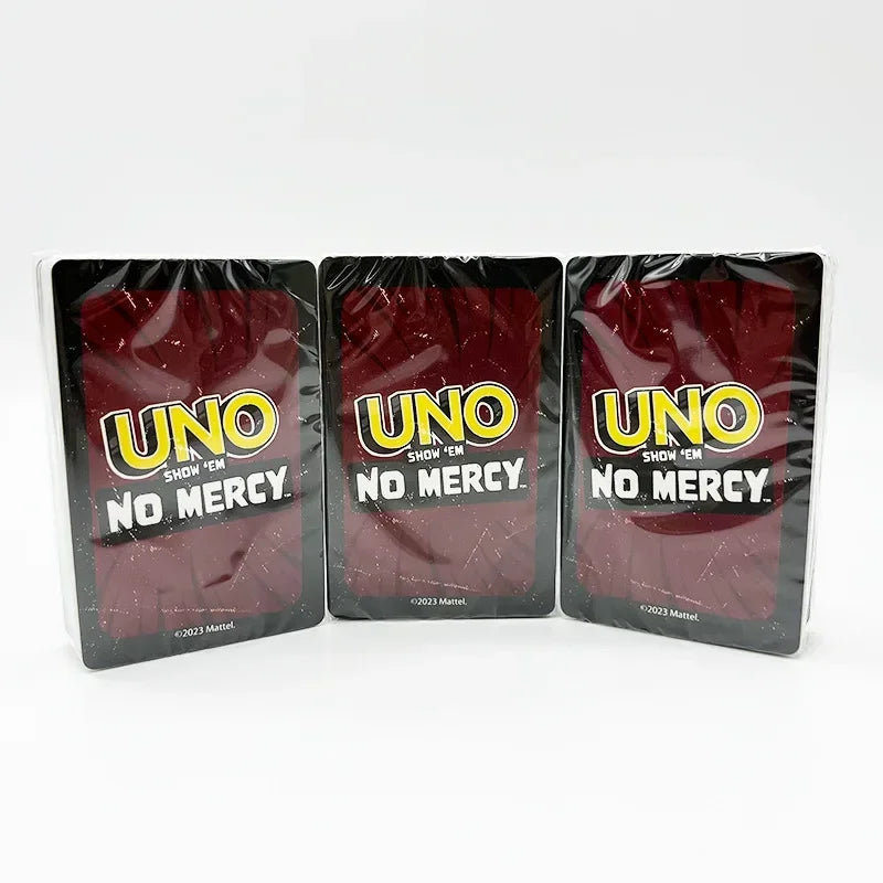 HOT Uno No mercy Game Board Games2025 UNO Cards Table Family Party Entertainment UNO Games Card Toys Children Birthday Christmas