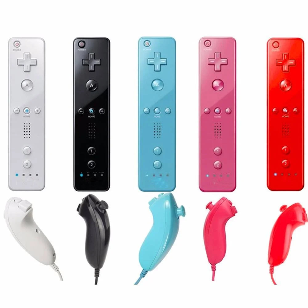 Wireless Gamepad for Wii Remote Controller With Nunchukes Control for Wii Controller Motion Plus Joystick