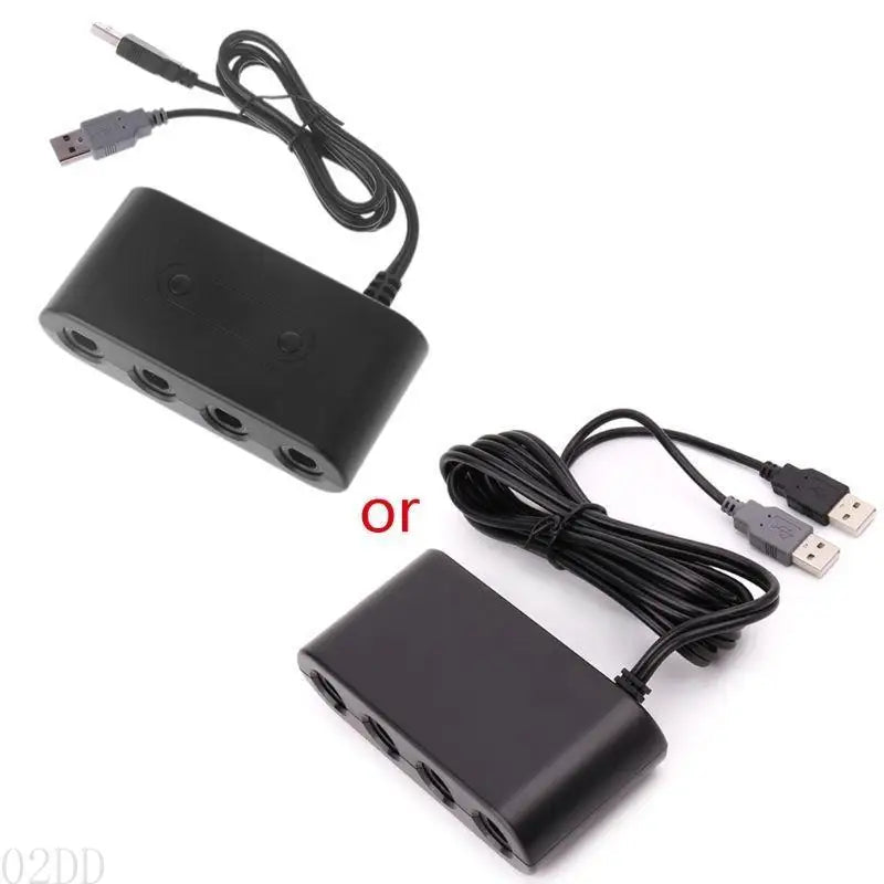 AP28 3 in 1 Game Converter for GameCube Controller USB Adapter for to Wiiu Pc Game Accessories Black