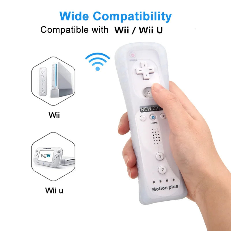 1 Set/2 Set Remote Controller with Nunchuck Controller for Wii Games Control for Wii Console Wireless Gamepad with Motion Plus