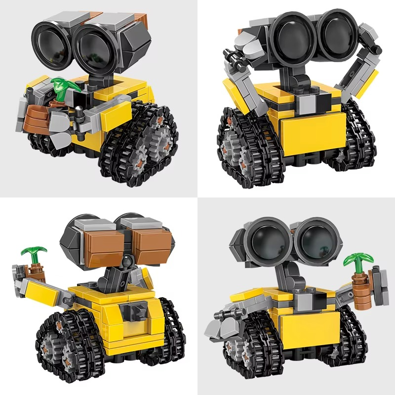 Micro Costruzioni Mini Robot Wall-E - Set Creativo 200 pezzi