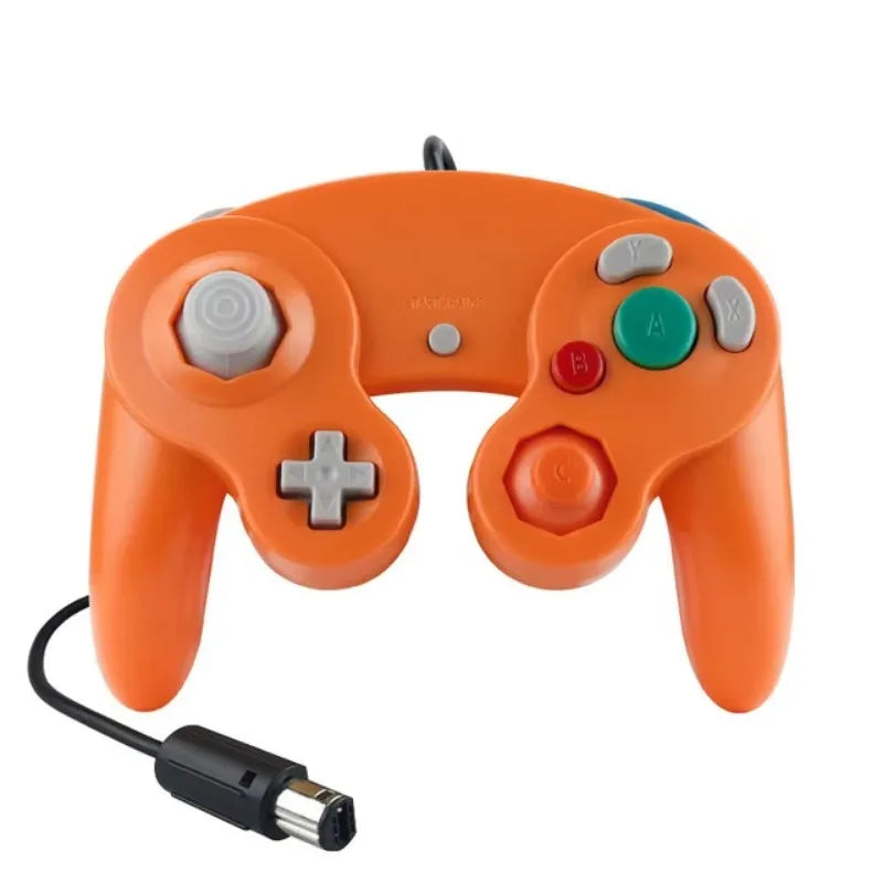 Wired Game Controller for GameCube NGC Single Button Wired Gamepad Joystick for NGC Game Console