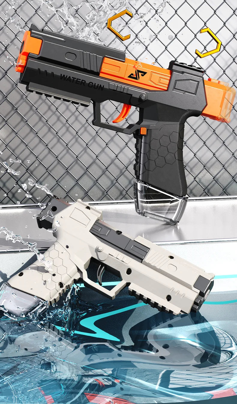 Water Battle Water Gun Manual Burst Water Gun Funny Pistol Toy for Summer Outdoor Beach Water Play Kids Pool Toys Boys Gifts