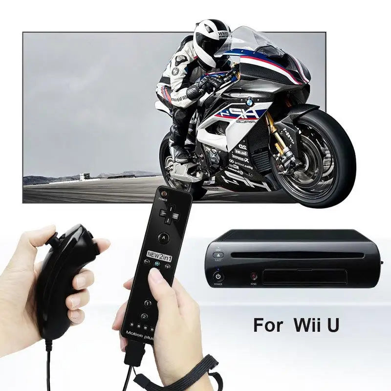 Wireless Remote Controller For Wii Nunchuck with Motion Plus Wireless Gamepad For  Wii Console Joystick Joypad