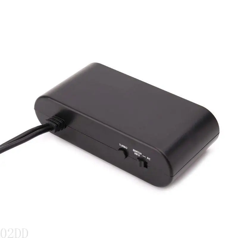AP28 3 in 1 Game Converter for GameCube Controller USB Adapter for to Wiiu Pc Game Accessories Black