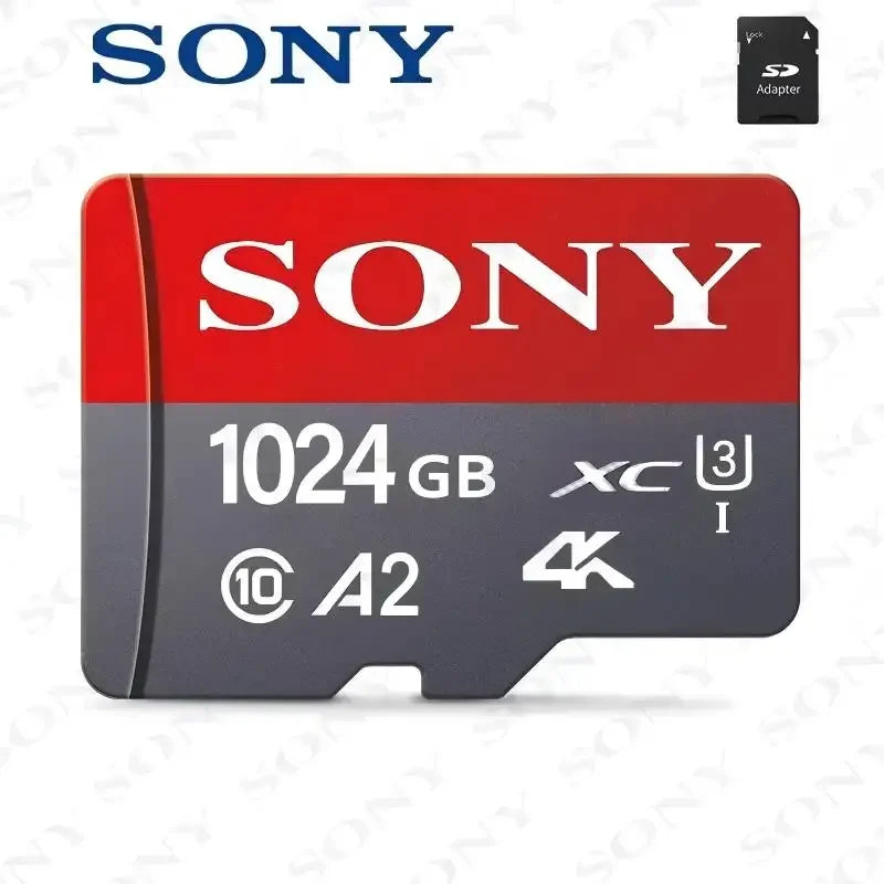 So/ny SD Memory Card High Speed Micro TF SD Card 128GB 1TB 512GB 256GB A2 U3 V30 SD TF Flash Cards For Xiaomi Phone Computer
