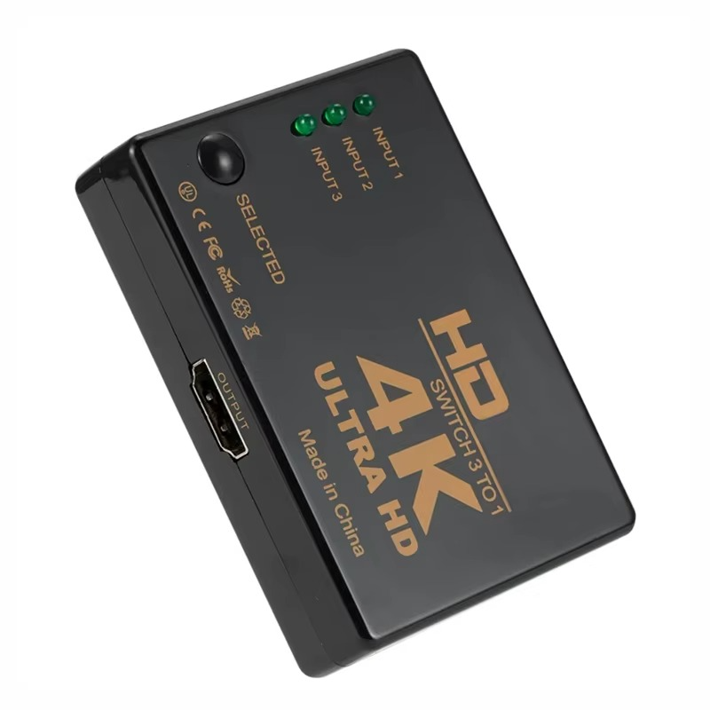 Switch compatibile hdmi switcher 4k 3 uscite 1 entrata