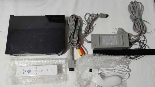 Console Nintendo Wii Nera con Controller e Accessori (Usata)