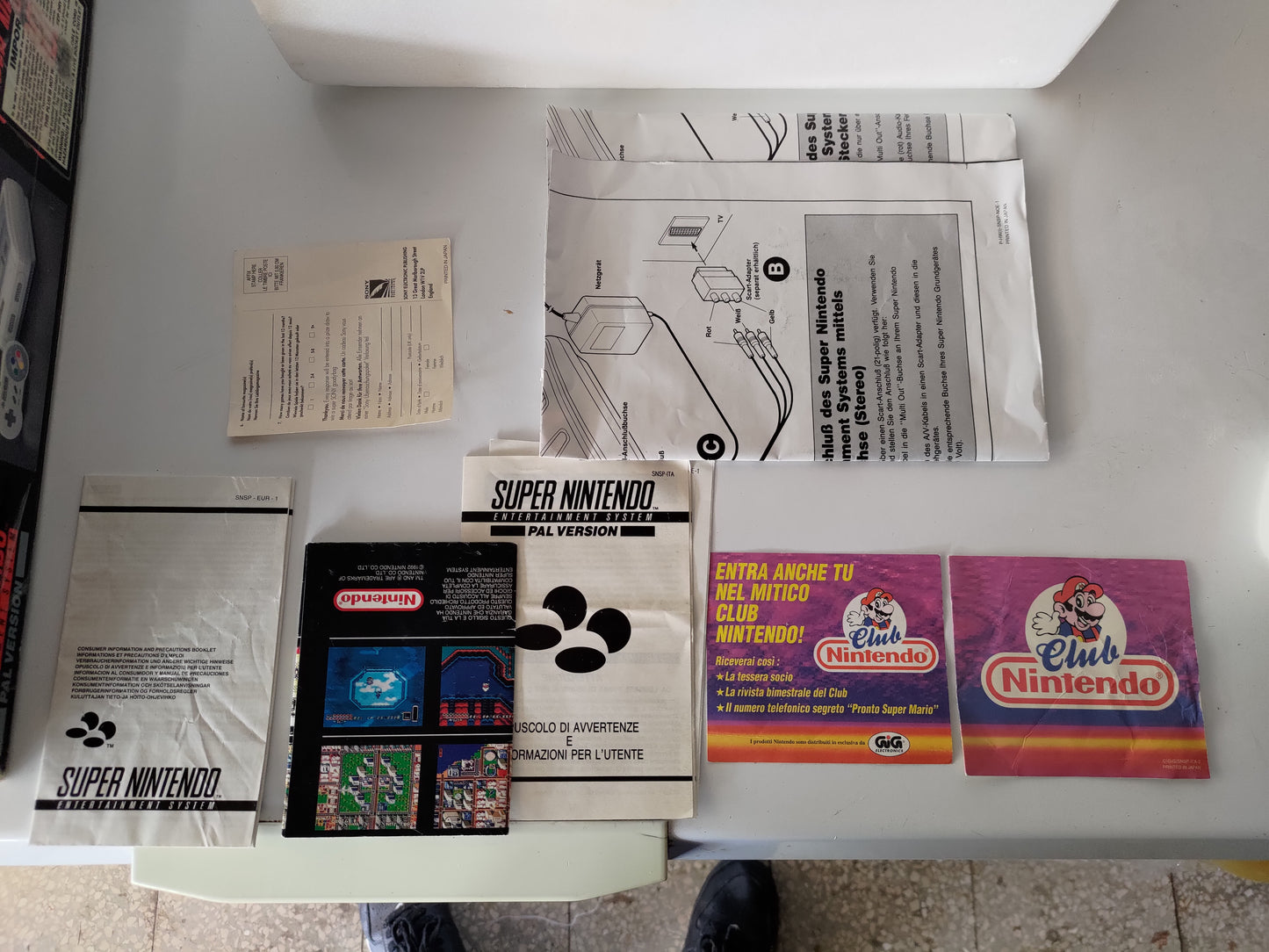 Nintendo snes super nintendo originale.