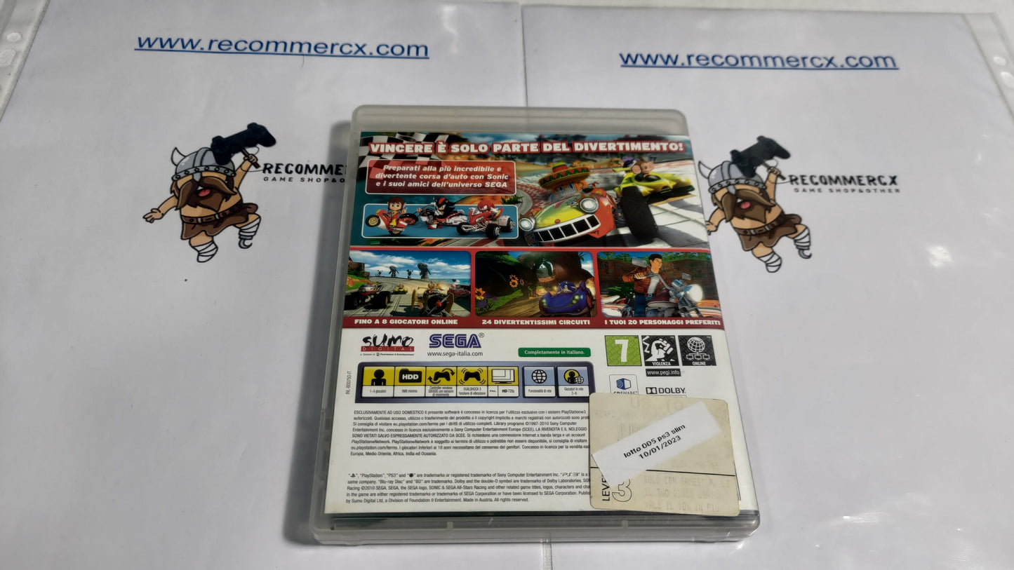 Sonuc Sega All stars Racing