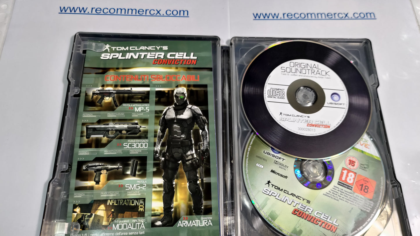 Splinter Cell Conviction versione alluminio doppio cd
